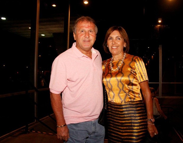 Zico com a mulher Sandra (Foto: Onofre Veras/Ag.News)