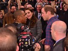 Príncipe William e Kate Middleton cumprimentam Beyoncé e Jay-Z