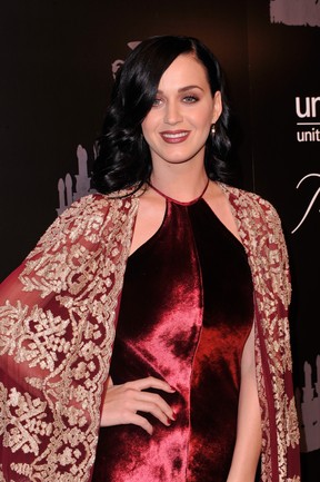 Katy Perry em evento da Unicef em Nova York, nos Estados Unidos (Foto: Stephen Lovekin/ Getty Images/ AFP)