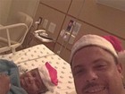 Ronaldo Fenômeno passa noite de Natal com pai no hospital
