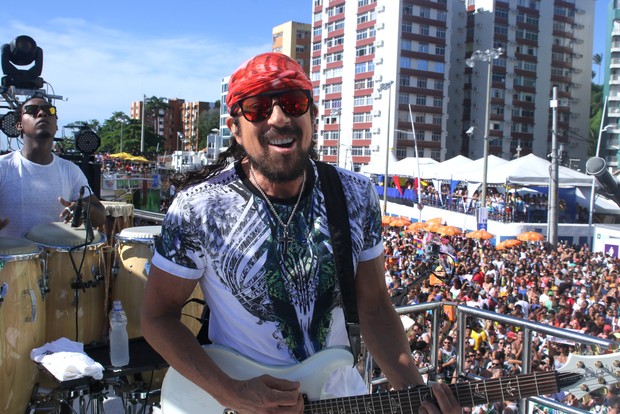 Bell Marques no carnaval de Salvador (Foto: Thiago Duran/AgNews)