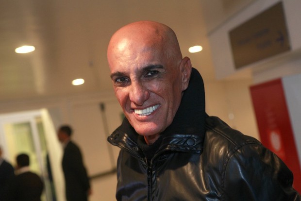 Amin Khader e seu costumeiro visual (Foto: Isac Luz/EGO)