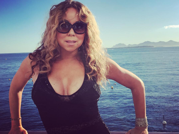Mariah Carey curte férias na França (Foto: Reprodução / Instagram)