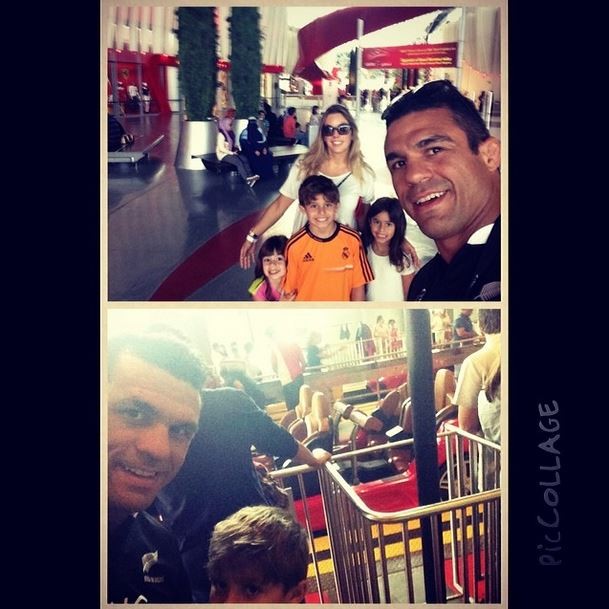 Vitor Belfort e familia (Foto: Instagram/Reprodução)