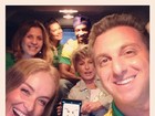 Angélica, Huck,Thiaguinho, Fê Souza e Ana Maria vão juntos ao Maracanã