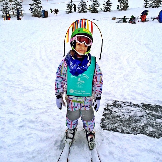 Rafa Justus esquia pela primeira vez, no Colorado (Foto: Reprodução/Instagram)