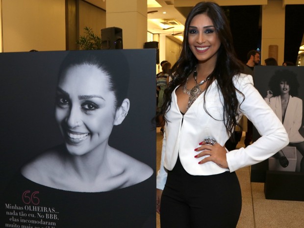 Ex-BBB Amanda em evento em São Paulo (Foto: Thiago Duran/ Ag. News)