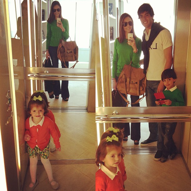 Carol Celico, Kaká e filhos (Foto: Instagram / Reprodução)