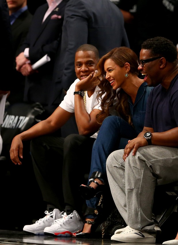 Beyoncé e Jay Z sorridentes (Foto: Getty Images/Agência)