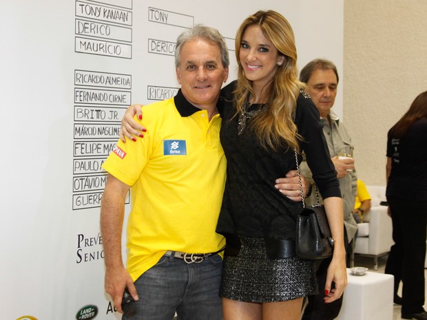 Otávio Mesquita e Ticiane Pinheiro em evento em São Paulo (Foto: Marcos Ribas/ Foto Rio News)