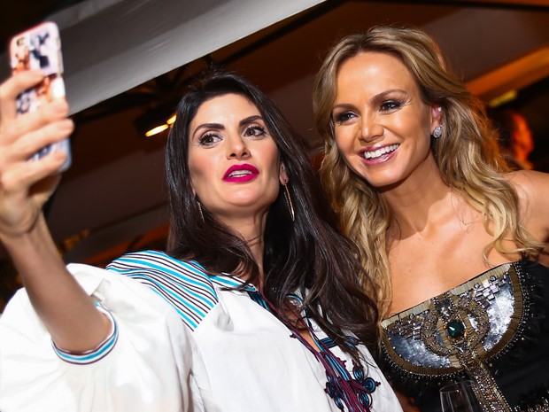Isabella Fiorentino e Eliana em evento em São Paulo (Foto: Manuela Scarpa/ Foto Rio News)
