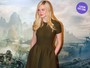 EGO Look Do Dia Elle Fanning Usa Vestido Curtinho Em Coletiva Em