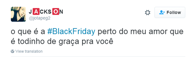Comentários sobre a Black Friday brasileira  (Foto: Reprodução/Twitter)