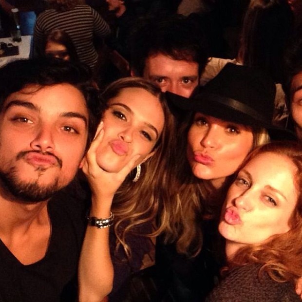 Rodrigo Simans, Juliana Paiva, Flavia Alessandra e Laila Zaid  (Foto: Reprodução/ Instagram)