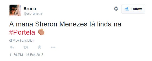 Sheron Menezzes (Foto: Reprodução/Twitter)