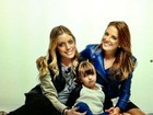 Ticiane Pinheiro e Rafaella Justus posam em família para campanha