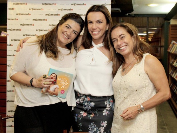 Patrícia Guimarães, Ana Paula Araújo e Cissa Guimarães (Foto: Alex Palarea / AgNews)