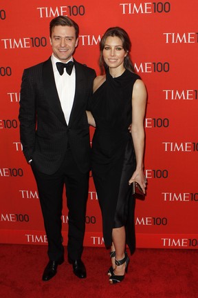 Justin Timberlake e Jessica Biel em evento em Nova York, nos Estados Unidos (Foto: Lucas Jackson/ Reuters)