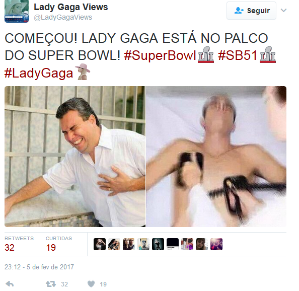 Performance de Lady Gaga e SuperBowl repercutem na web (Foto: Reprodução/Instagram)