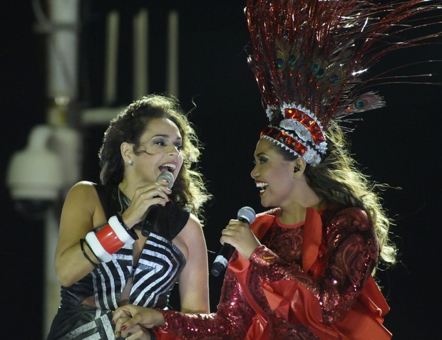 Daniela Mercury e Gaby Amarantos (Foto: Francisco Cepeda  /Ag.News)