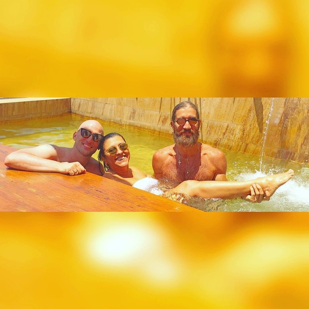 Paulo Gustavo, Regina Casé e Felipe Veloso (Foto: Reprodução / Instagram)