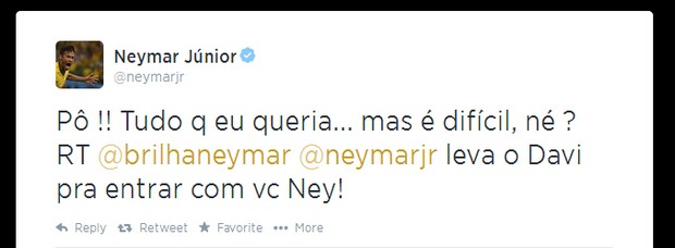 Neymar (Foto: Twitter / Reprodução)