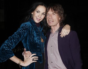 Mick Jagger e L&#39;Wren Scott (Foto: Carlo Alegrii/Reuters)