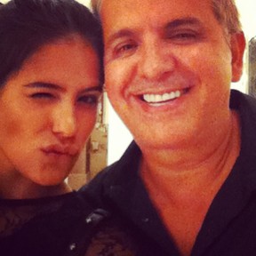 Antonia Morais com o pais, Orlando Morais (Foto: Instagram/ Reprodução)