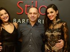 Ex-BBBs Emilly e Mayla curtem festa com filhas de Fátima Bernardes