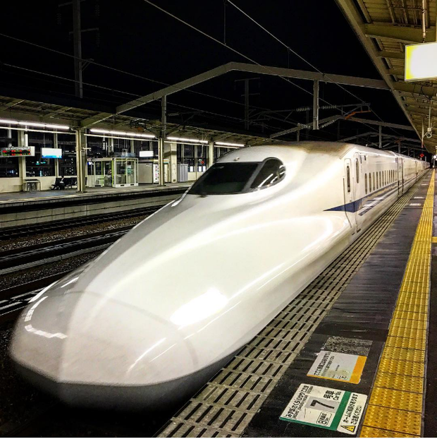 Trem bala japonês (Foto: Reprodução/Instagram @salvatore_cuomo11)