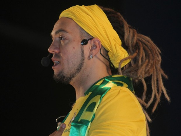 Belo faz show em São Paulo (Foto: Thiago Duran/ Ag. News)