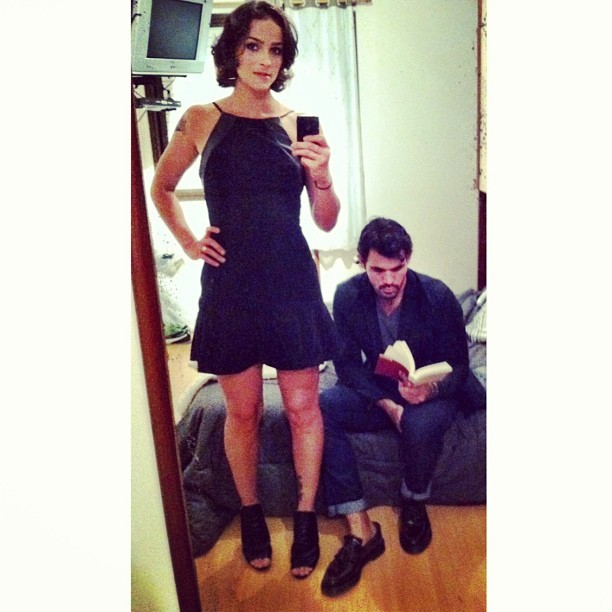 Leticia e Juliano Cazarré (Foto: reprodução do Instagram)