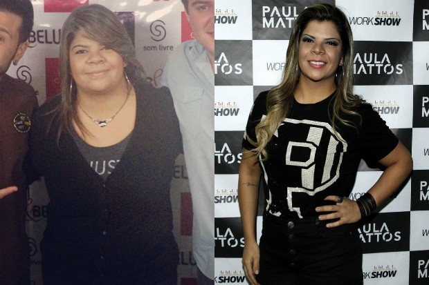 Paula Mattos: antes e depois (Foto: Reprodução-Instagram / Celso Tavares-EGO)