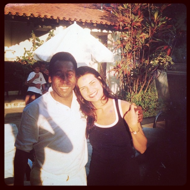 Pelé e Solange Gomes (Foto: Instagram / Reprodução)