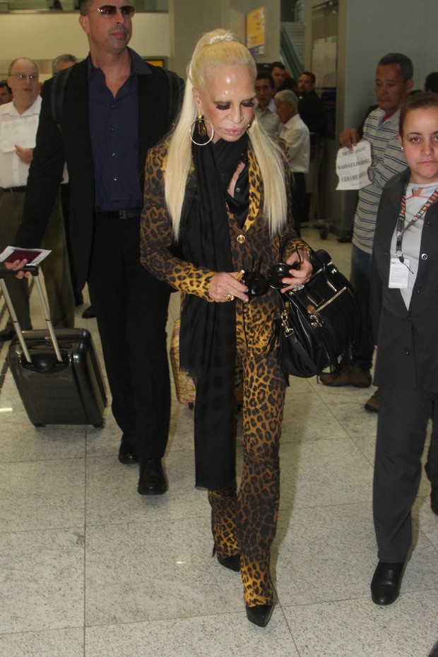 Donatella Versace (Foto: Marcelo Brammer e Thiago Duran / AgNews)
