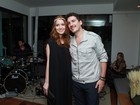 Nathalia Dill vai com o namorado a inauguração de hotel no Rio