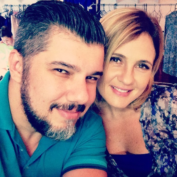 Maquiador Ton Reis posta foto com Adriana Esteves (Foto: Instagram / Reprodução)