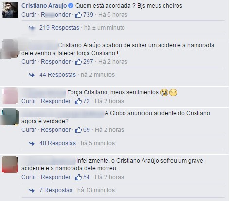 Cristiano Araújo e Alana (Foto: Reprodução/ Facebook)