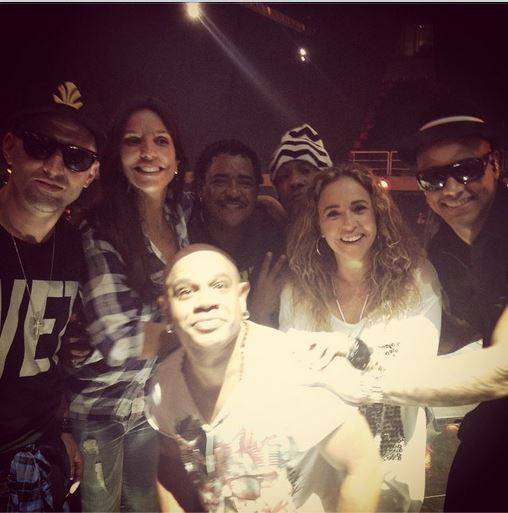 Ivete, Daniela Mercury, Vocalista do Terra Samba e amigos (Foto: Reprodução/Instagram)