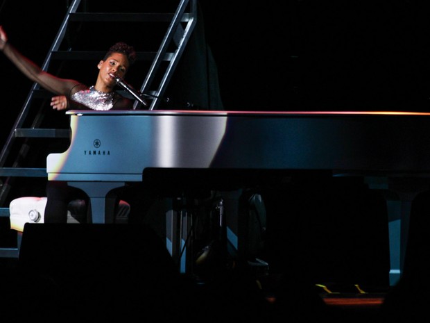Alicia Keys se apresenta em São Paulo (Foto: Manuela Scarpa/ Foto Rio News)