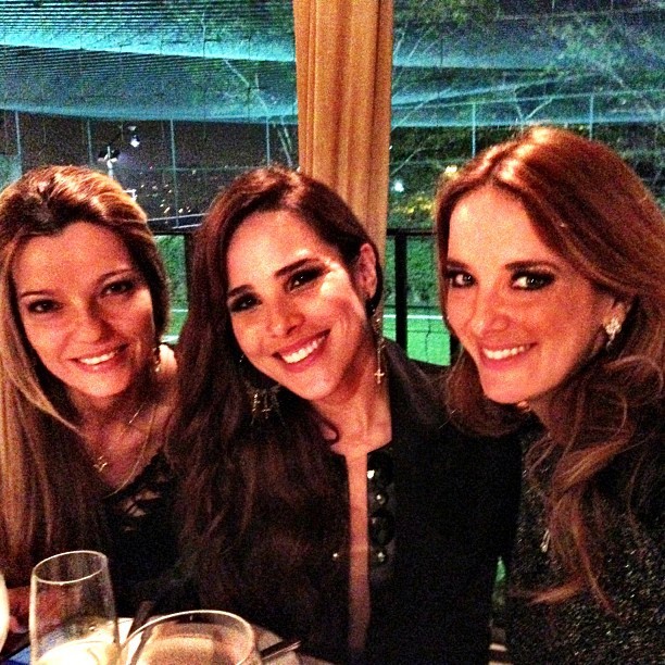 Wanessa e Ticiane Pinheiro com amiga (Foto: Instagram/ Reprodução)
