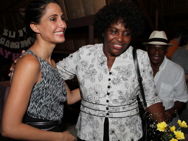 Camila Pitanga e Benedita da Silva em estreia de peça no Rio (Foto: Anderson Borde/ Ag. News)
