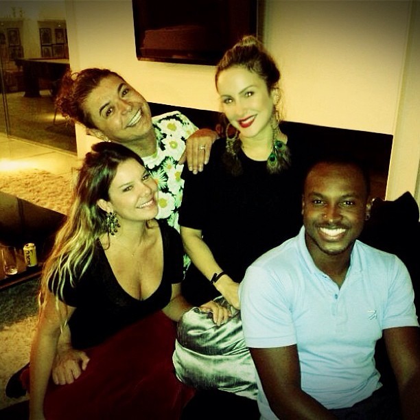 David Brazil, Claudia Leitte, Fernanda Souza e Thiaguinho (Foto: Instagram/ Reprodução)
