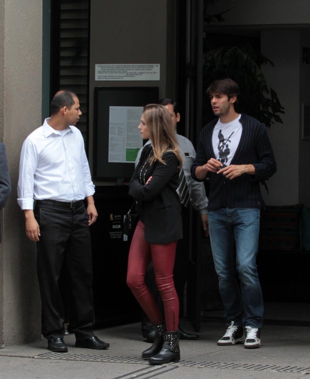 Kaká e Carol Celico (Foto: Orlando Oliveira / AgNews)