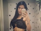 Bella Falconi mostra barriga trincada dois dias antes de concurso fitness