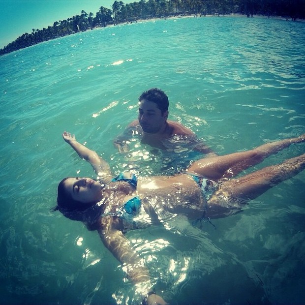 Natalia Souto e Guilherme Haratz em Punta Cana (Foto: Reprodução/Instagram)