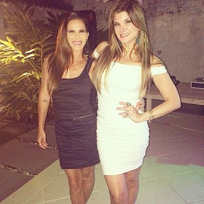 Fabiana Sá e Cristiana Oliveira em festa no Rio (Foto: Instagram/ Reprodução)