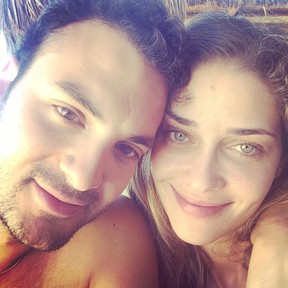 Ana Beatriz Barros e o noivo (Foto: Reprodução/Instagram)