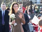 Durante evento, Kate Middleton diz que filho está crescendo muito rápido