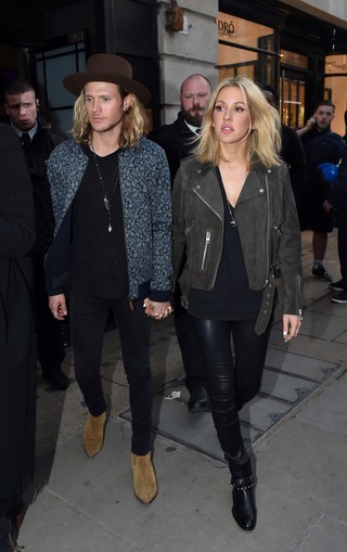 Ellie Goulding e Dougie Poynter (Foto: AKM-GSI)